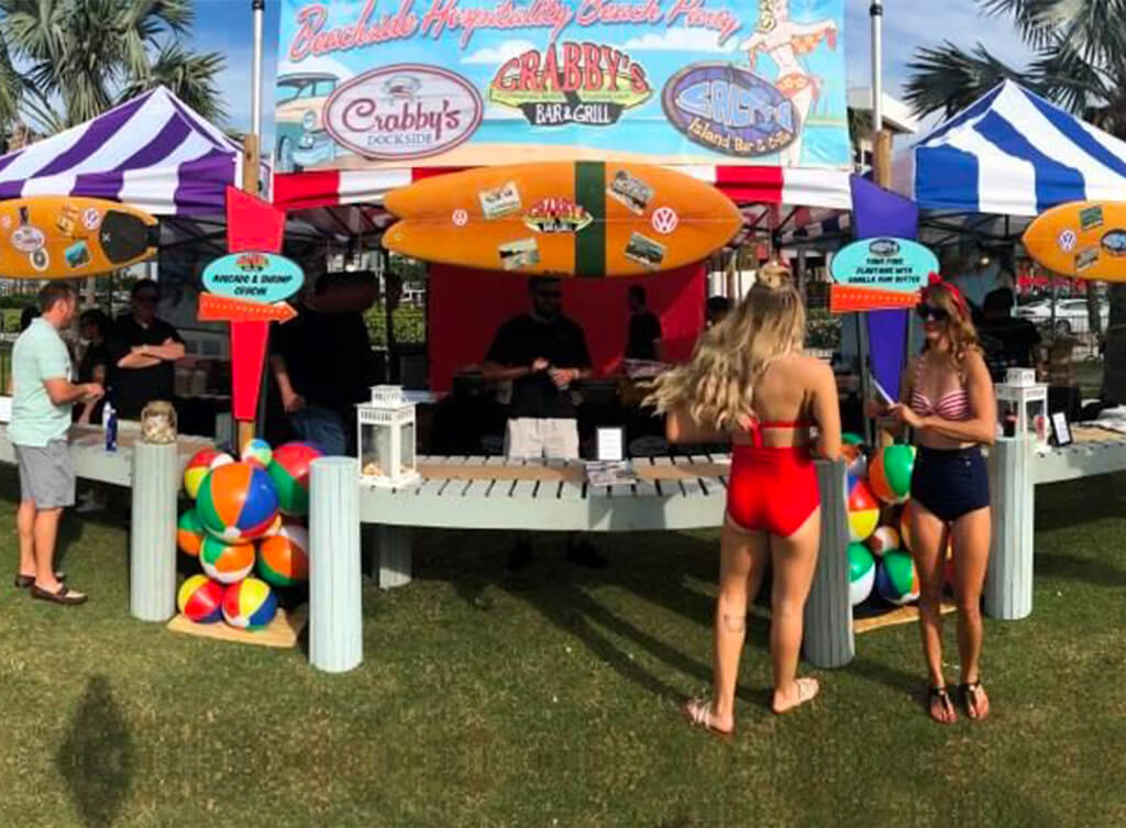 Beachside Wins Most Entertaining Booth